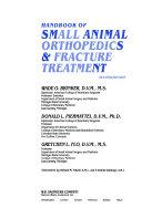 obrázek zboží Antikvariát Handbook of Small Animal Orthopedics and Fracture Treatment 2/e