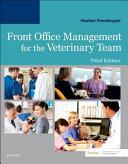 obrázek zboží Front Office Management for the Veterinary Team 3rd Edition