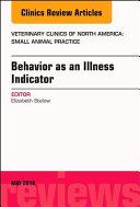 obrázek zboží Veterinary Clinics of North America: Small Animal Practice: Behavior as an Illness Indicator