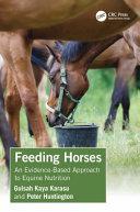 obrázek zboží Připravuje se Feeding Horses An Evidence-Based Approach to Equine Nutrition 