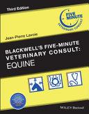 obrázek zboží Blackwell's Five-Minute Veterinary Consult: Equine 3rd Edition