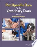 obrázek zboží Pet-Specific Care for the Veterinary Team