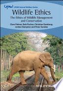 obrázek zboží Wildlife Ethics: The Ethics of Wildlife Management and Conservation