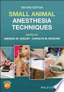 obrázek zboží Small Animal Anesthesia Techniques 2. edition 