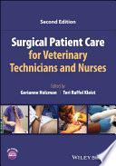 obrázek zboží Surgical Patient Care for Veterinary Technicians and Nurses, 2nd Edition