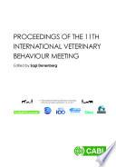 obrázek zboží Proceedings of the 11th International Veterinary Behaviour Meeting