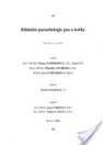 obrázek zboží Klinická parazitologie psa a kočky  2. vydání