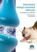 obrázek zboží Behavioural changes associated with pain in companion animals